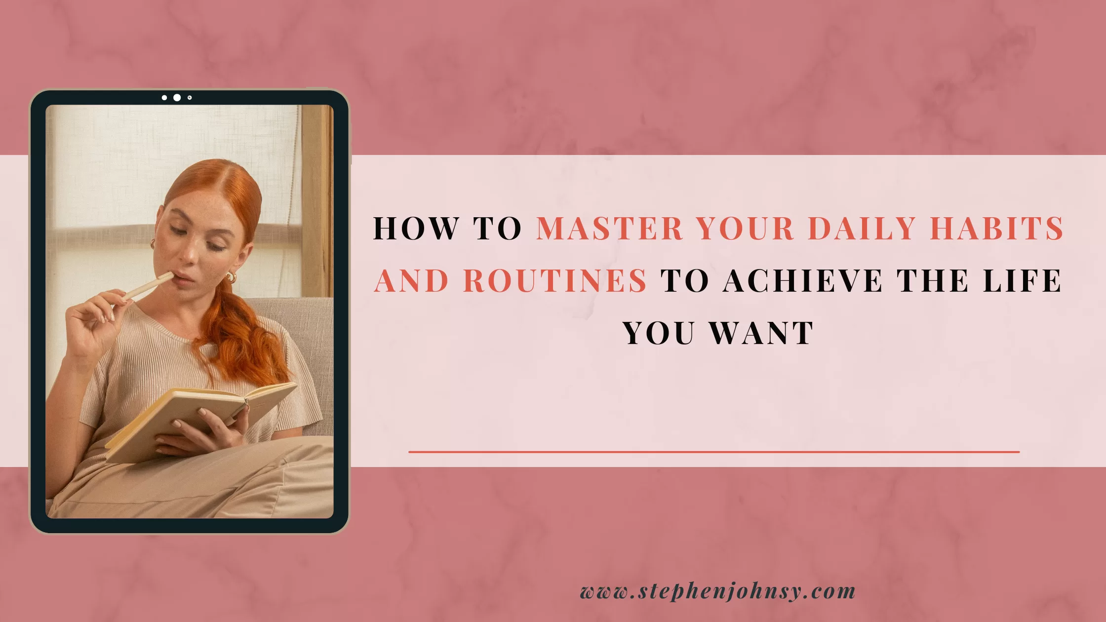 Daily Habits Morning routines